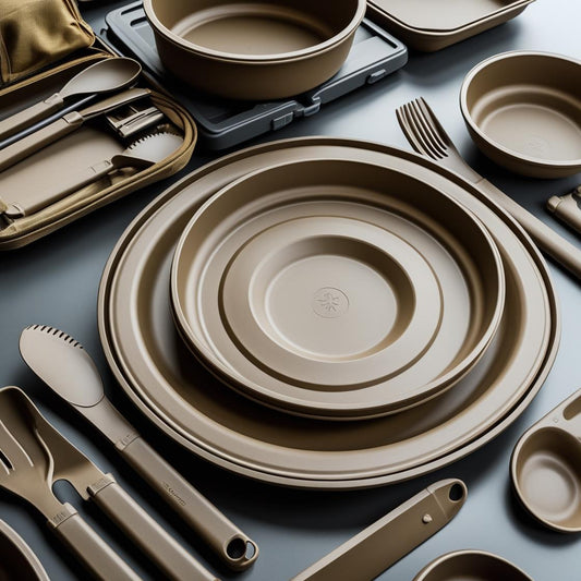 Convenient and Compact Mess Kits for Outdoor Meals from CamplyGear