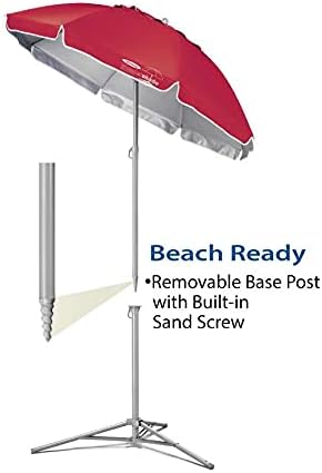 Wondershade Ultimate Portable Sun Shade Umbrella, Lightweight Adjustable Instant Sun Protection - Orange