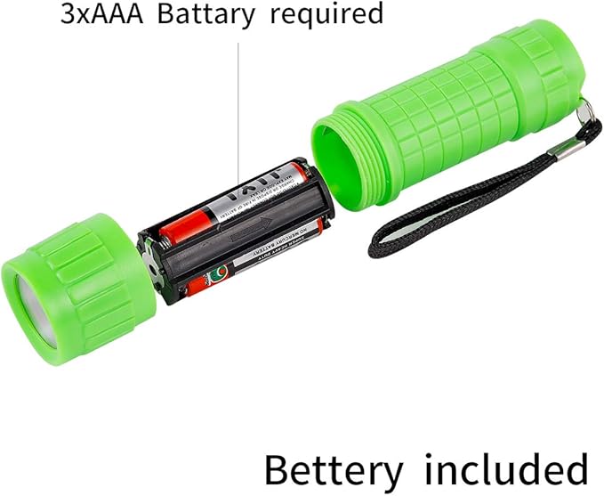 Small Mini Flashlights Pack of 30,Assorted Colors,New Type Cob Light,With Battery
