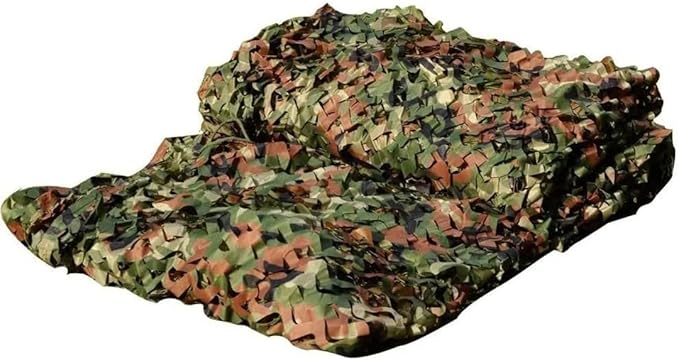 LOOGU Custom Woodland Camo Netting Camping Military Hunting Camouflage Net 6.5 x 10ft, 6.5 x 26ft, 10 x 10ft, 10 x 13ft, 10 x 16.5ft, 13 x 16.5ft, 16.5 x 20ft, 20 x 20ft
