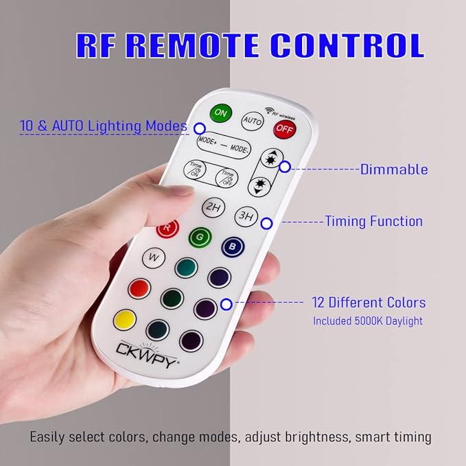 New Upgraded Linkable Wall Washer LED Lights with Remote, 18W 1.6ft/ 20" RGB 5000K Daylight Wall Wash Lighting, 120V, Dimmable, Timing, 10 & AUTO Mode, Colored Indoor/Outdoor Stage Light Bar