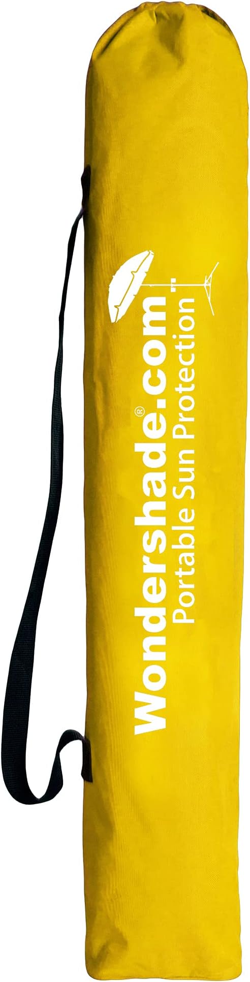 Wondershade Ultimate Portable Sun Shade Umbrella, Lightweight Adjustable Instant Sun Protection - Yellow