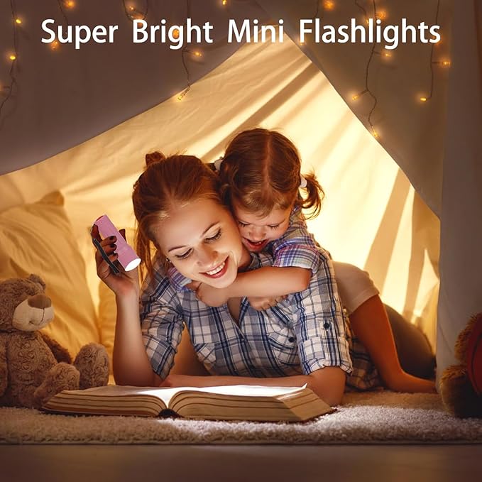 100 Pack Mini Flashlights Bulk for Kids, Small Multicolor Flashlights Bulk with Lanyard, 300 AAA Batteries Included for Hurricane Supplies Camping Essentials Emergency Gifts for Boys Girls