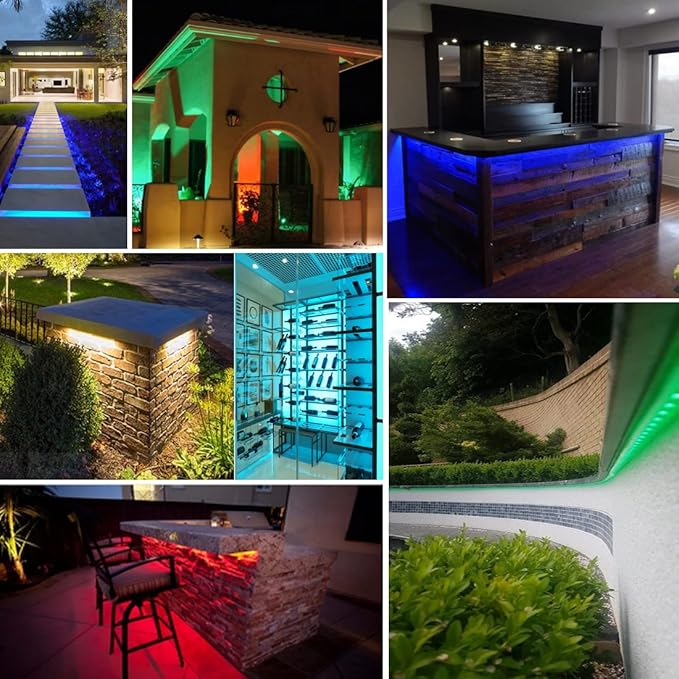 New Upgraded Linkable Wall Washer LED Lights with Remote, 18W 1.6ft/ 20" RGB 5000K Daylight Wall Wash Lighting, 120V, Dimmable, Timing, 10 & AUTO Mode, Colored Indoor/Outdoor Stage Light Bar