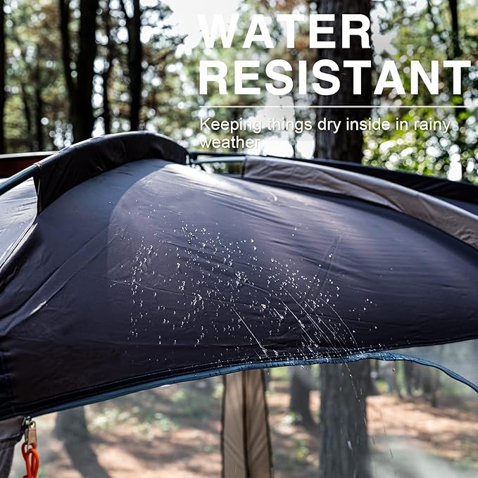 EVER ADVANCED 12' x10' Screen House Tent Netted Canopy Mesh Tents for Camping 8-10 Person Sun Shelter