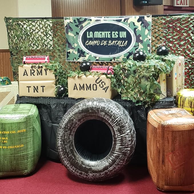LOOGU Custom Woodland Camo Netting Camping Military Hunting Camouflage Net 6.5 x 10ft, 6.5 x 26ft, 10 x 10ft, 10 x 13ft, 10 x 16.5ft, 13 x 16.5ft, 16.5 x 20ft, 20 x 20ft
