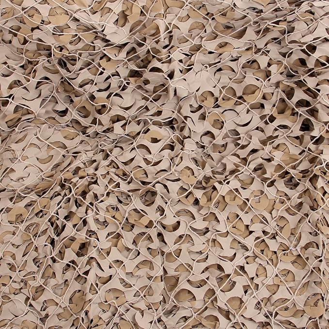 Reinforced Camouflage Netting | 3D Camo Nets, Waterproof & UV Protection, Silent Rip-Stop Fabric
