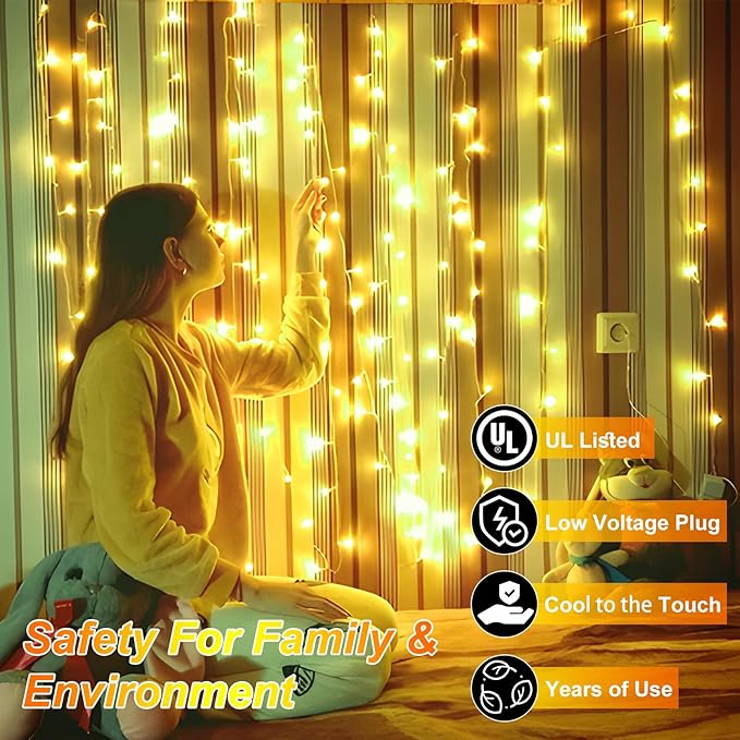 750 LED 256FT Christmas String Lights Outdoor, Christmas Light with 8 Lighting Modes& Timer & Memory, Plug in Outdoor Waterproof Clear Wire Twinkle Light for for Xmas Yard Tree Party Decor Warm White