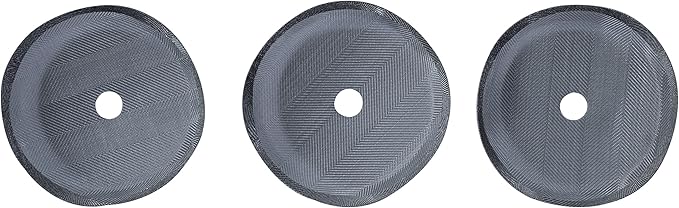 MIRA Stainless Steel French Press Filters, Set of 3, Fits Most 20 oz Coffee Presses
