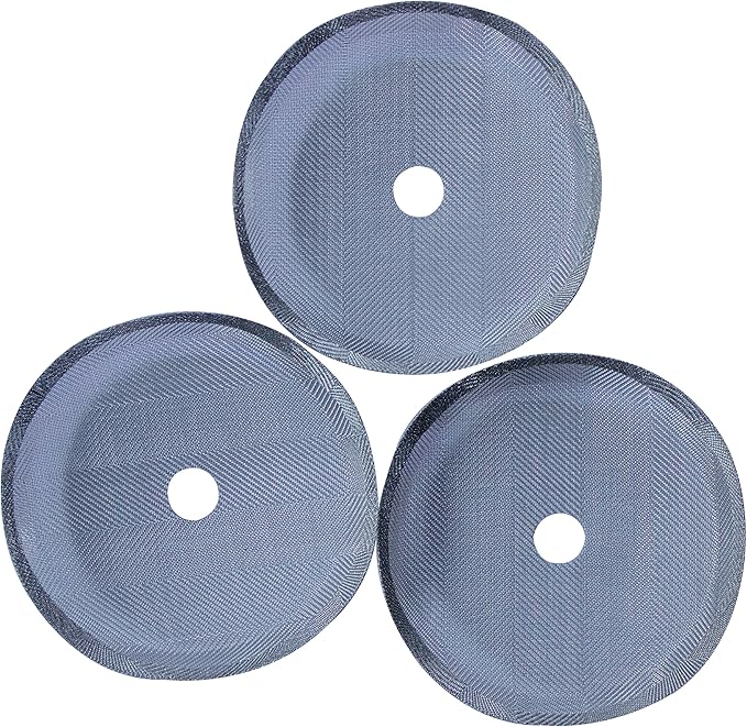 MIRA Stainless Steel French Press Filters, Set of 3, Fits Most 20 oz Coffee Presses