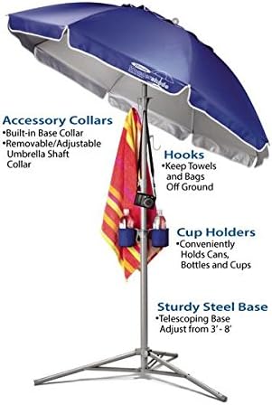 Wondershade Ultimate Portable Sun Shade Umbrella, Lightweight Adjustable Instant Sun Protection - Pink