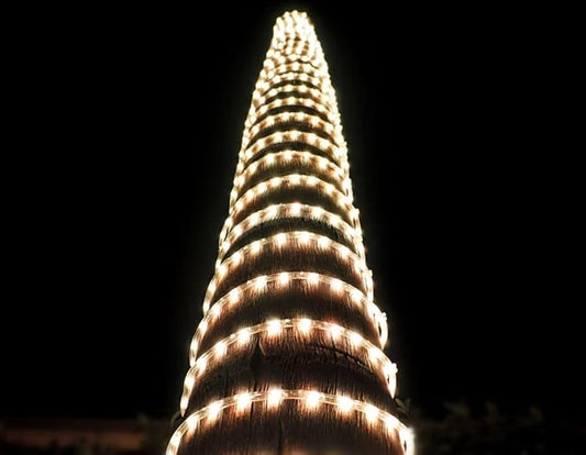 LED Rope Lights 100Feet 1080LEDs 120V Waterproof for Indoor Outdoor use IP65 for Party,Camping,Backyard,Fence,Fallway,Stairs,Pond,X'Mas Decoration,Patriot,Independence Day,4th of July(Warm white)