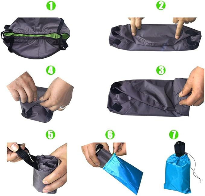 TRENDBOX Foldable Wash Basin Sink Water Bag Portable Mini 8.5L for Footbath Camping Hiking Outdoor Durable Design