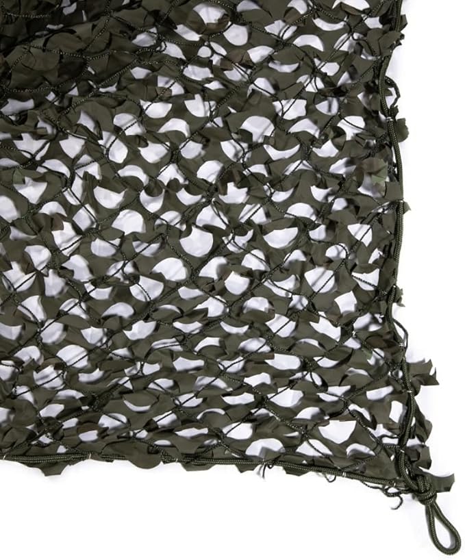 Reinforced Camouflage Netting | 3D Camo Nets, Waterproof & UV Protection, Silent Rip-Stop Fabric