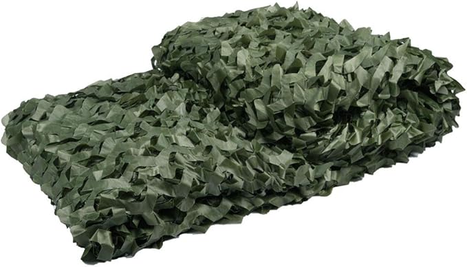 LOOGU Custom Woodland Camo Netting Camping Military Hunting Camouflage Net 6.5 x 10ft, 6.5 x 26ft, 10 x 10ft, 10 x 13ft, 10 x 16.5ft, 13 x 16.5ft, 16.5 x 20ft, 20 x 20ft