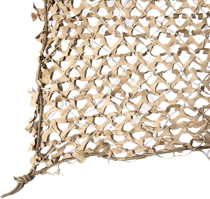 Reinforced Camouflage Netting | 3D Camo Nets, Waterproof & UV Protection, Silent Rip-Stop Fabric