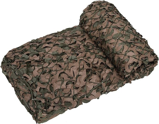 Reinforced Camouflage Netting | 3D Camo Nets, Waterproof & UV Protection, Silent Rip-Stop Fabric