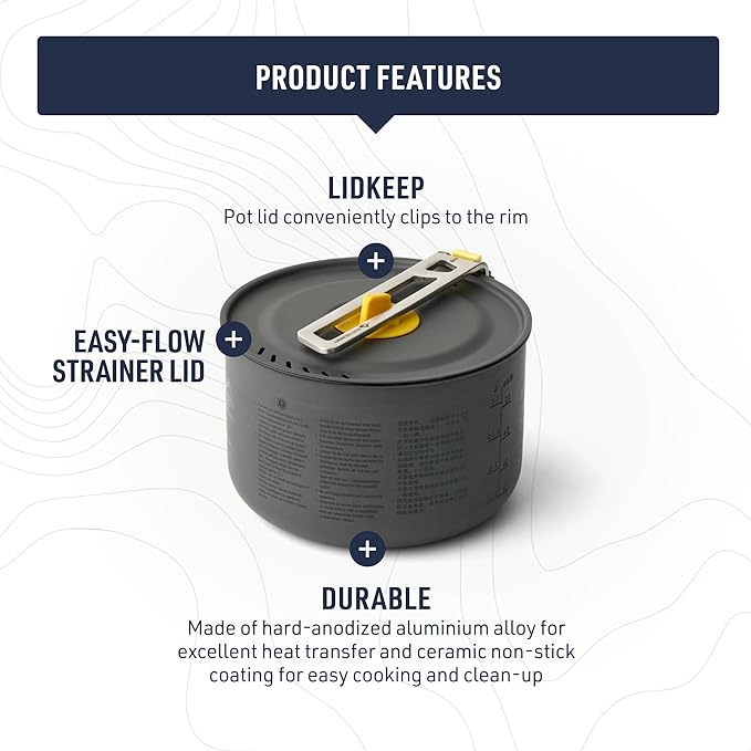 Sea to Summit Frontier Ultralight Camping Cooking Pot