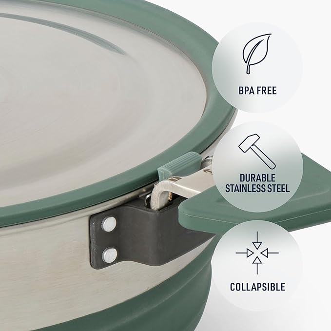 Sea to Summit Detour Stainless Steel Collapsible Pot