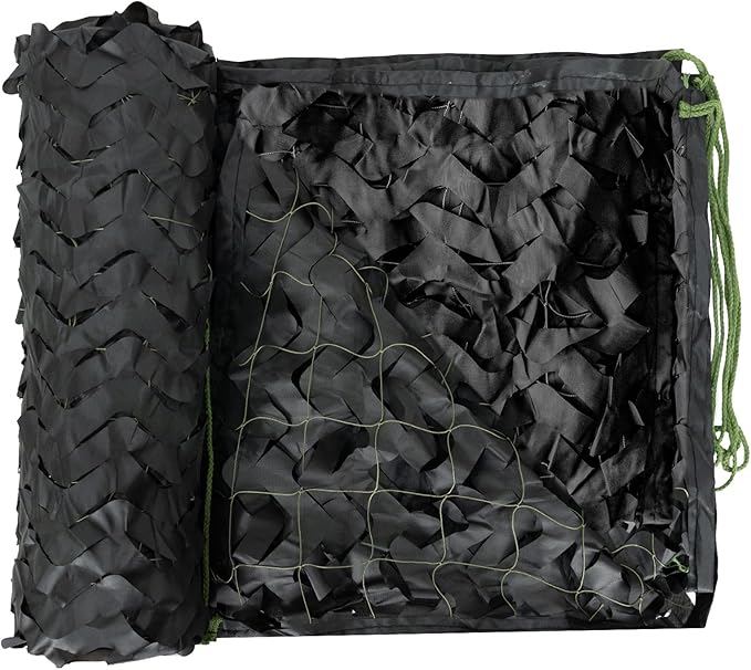 LOOGU Custom Woodland Camo Netting Camping Military Hunting Camouflage Net 6.5 x 10ft, 6.5 x 26ft, 10 x 10ft, 10 x 13ft, 10 x 16.5ft, 13 x 16.5ft, 16.5 x 20ft, 20 x 20ft