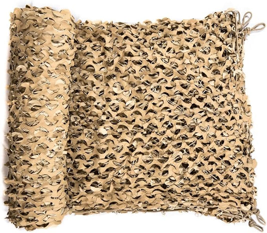 Reinforced Camouflage Netting | 3D Camo Nets, Waterproof & UV Protection, Silent Rip-Stop Fabric