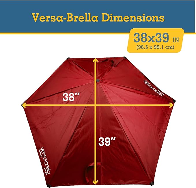 Sport-Brella Versa-Brella SPF 50+ Adjustable Umbrella with Universal Clamp