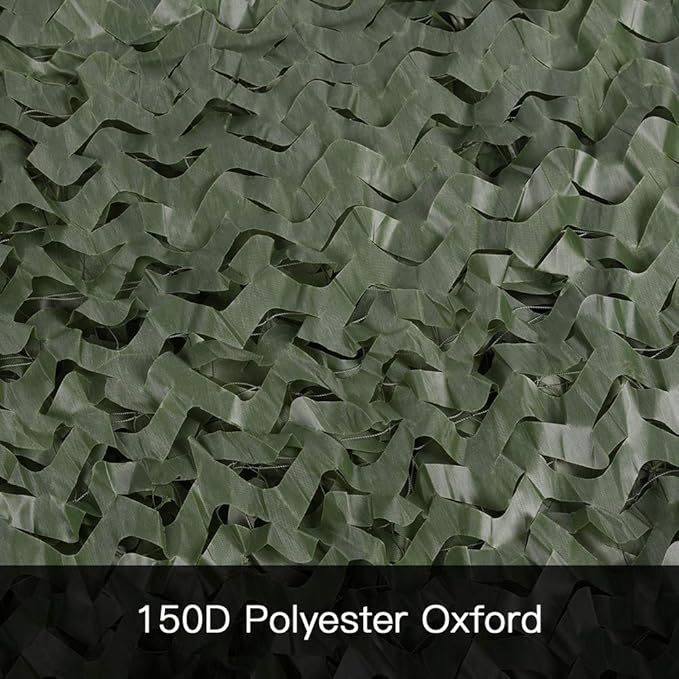 LOOGU Custom Woodland Camo Netting Camping Military Hunting Camouflage Net 6.5 x 10ft, 6.5 x 26ft, 10 x 10ft, 10 x 13ft, 10 x 16.5ft, 13 x 16.5ft, 16.5 x 20ft, 20 x 20ft