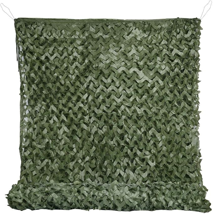 LOOGU Custom Woodland Camo Netting Camping Military Hunting Camouflage Net 6.5 x 10ft, 6.5 x 26ft, 10 x 10ft, 10 x 13ft, 10 x 16.5ft, 13 x 16.5ft, 16.5 x 20ft, 20 x 20ft