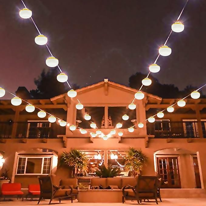 New 200FT Construction String Lights LED Industrial Grade Best for Construction Sites,Renovation, Walkways,Patio,Mine cave,Outdoor Lighting Solutions Use,Free for Climbing Hook 3Prong