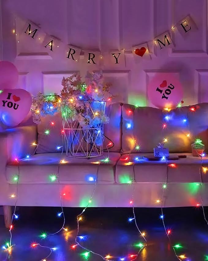 125FT 380LED Christmas Lights, Extra Long Outdoor String Lights Waterproof, Timer & Memory, 8 Modes Dimmable Plug in Fairy for Classroom Decor Outside Tree Wedding Patry Multicolor