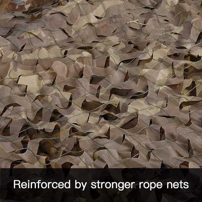 LOOGU Custom Woodland Camo Netting Camping Military Hunting Camouflage Net 6.5 x 10ft, 6.5 x 26ft, 10 x 10ft, 10 x 13ft, 10 x 16.5ft, 13 x 16.5ft, 16.5 x 20ft, 20 x 20ft