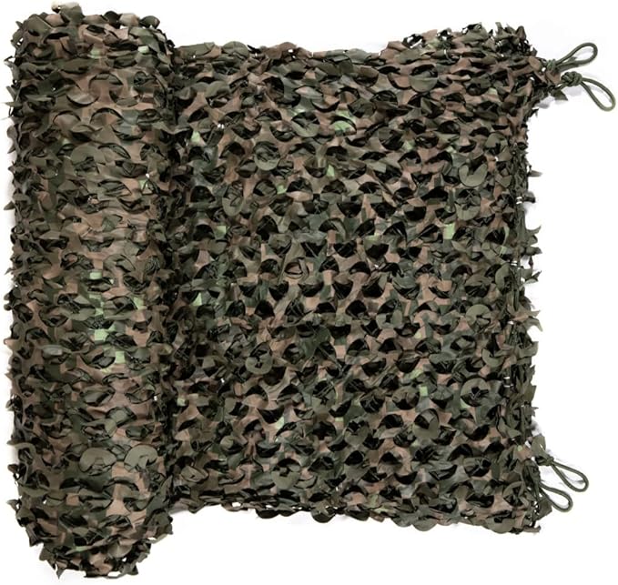 Reinforced Camouflage Netting | 3D Camo Nets, Waterproof & UV Protection, Silent Rip-Stop Fabric