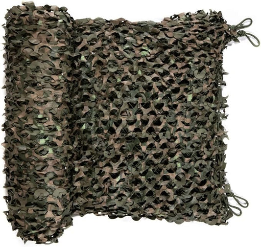 Reinforced Camouflage Netting | 3D Camo Nets, Waterproof & UV Protection, Silent Rip-Stop Fabric