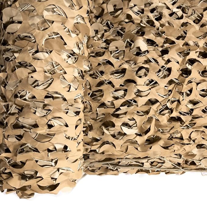 Reinforced Camouflage Netting | 3D Camo Nets, Waterproof & UV Protection, Silent Rip-Stop Fabric