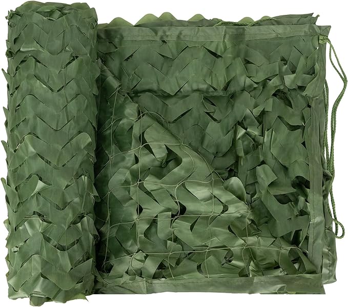 LOOGU Custom Woodland Camo Netting Camping Military Hunting Camouflage Net 6.5 x 10ft, 6.5 x 26ft, 10 x 10ft, 10 x 13ft, 10 x 16.5ft, 13 x 16.5ft, 16.5 x 20ft, 20 x 20ft