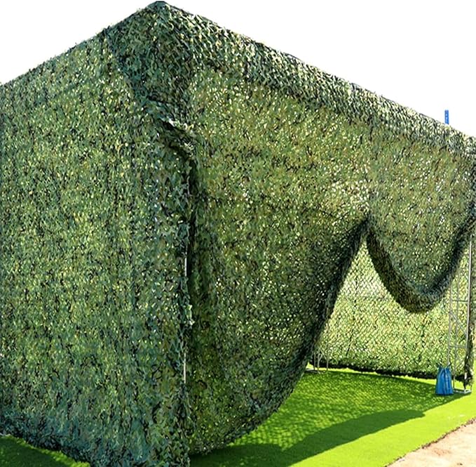 LOOGU Custom Woodland Camo Netting Camping Military Hunting Camouflage Net 6.5 x 10ft, 6.5 x 26ft, 10 x 10ft, 10 x 13ft, 10 x 16.5ft, 13 x 16.5ft, 16.5 x 20ft, 20 x 20ft