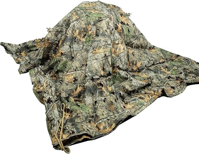 LOOGU Custom Woodland Camo Netting Camping Military Hunting Camouflage Net 6.5 x 10ft, 6.5 x 26ft, 10 x 10ft, 10 x 13ft, 10 x 16.5ft, 13 x 16.5ft, 16.5 x 20ft, 20 x 20ft