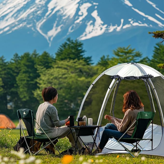 Screen House Tent Portable Canopy with Mosquito Net Outdoor Room Perfect for Patio Backyard Gazebo Picnic Mesh.