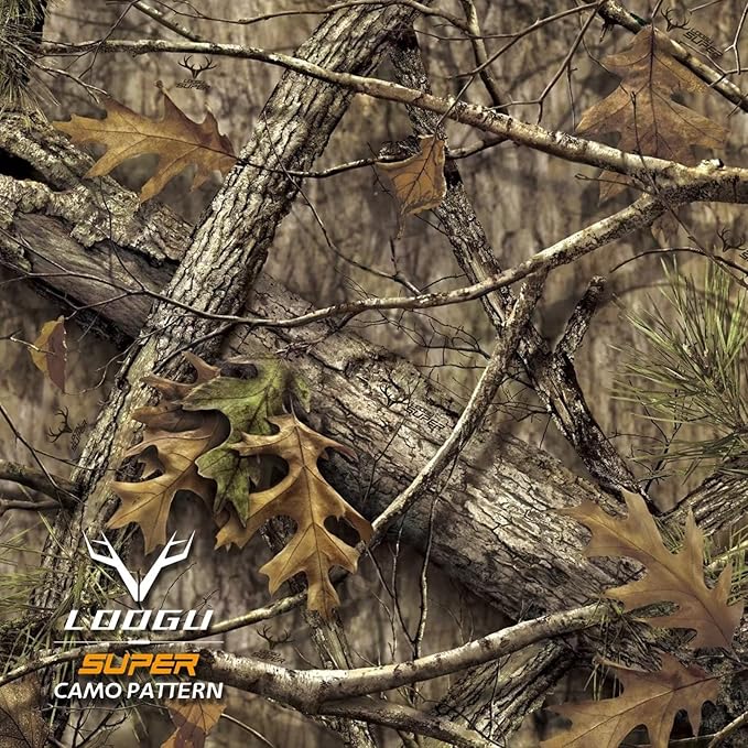 LOOGU Custom Woodland Camo Netting Camping Military Hunting Camouflage Net 6.5 x 10ft, 6.5 x 26ft, 10 x 10ft, 10 x 13ft, 10 x 16.5ft, 13 x 16.5ft, 16.5 x 20ft, 20 x 20ft