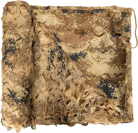LOOGU Custom Woodland Camo Netting Camping Military Hunting Camouflage Net 6.5 x 10ft, 6.5 x 26ft, 10 x 10ft, 10 x 13ft, 10 x 16.5ft, 13 x 16.5ft, 16.5 x 20ft, 20 x 20ft