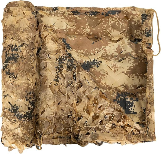LOOGU Custom Woodland Camo Netting Camping Military Hunting Camouflage Net 6.5 x 10ft, 6.5 x 26ft, 10 x 10ft, 10 x 13ft, 10 x 16.5ft, 13 x 16.5ft, 16.5 x 20ft, 20 x 20ft