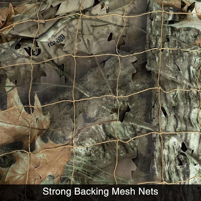 LOOGU Custom Woodland Camo Netting Camping Military Hunting Camouflage Net 6.5 x 10ft, 6.5 x 26ft, 10 x 10ft, 10 x 13ft, 10 x 16.5ft, 13 x 16.5ft, 16.5 x 20ft, 20 x 20ft
