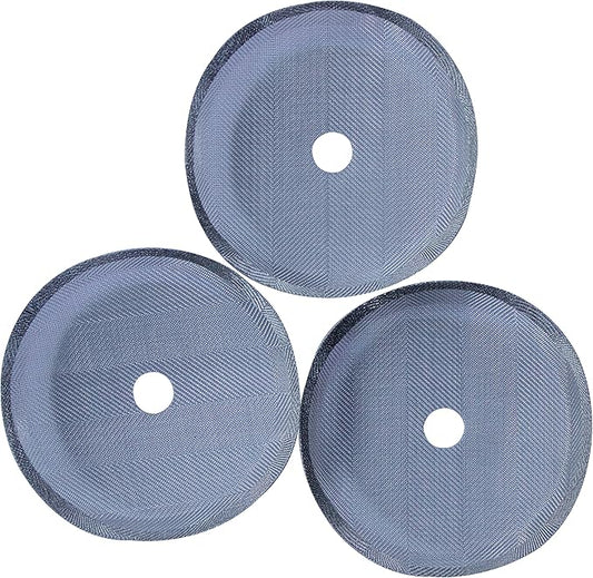 MIRA Stainless Steel French Press Filters, Set of 3, Fits Most 20 oz Coffee Presses